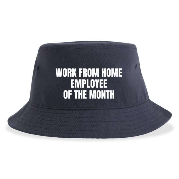 Work From Home Employee Of The Month Sustainable Bucket Hat