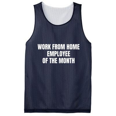 Work From Home Employee Of The Month Mesh Reversible Basketball Jersey Tank