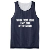 Work From Home Employee Of The Month Mesh Reversible Basketball Jersey Tank
