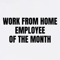Work From Home Employee Of The Month Garment-Dyed Sweatshirt