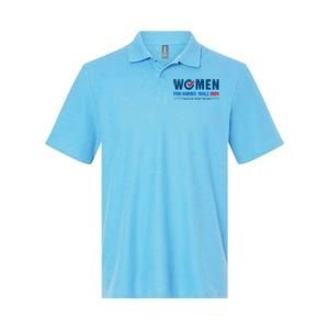 Women For Harris Walz 2024 When We Fight We Win Softstyle Adult Sport Polo