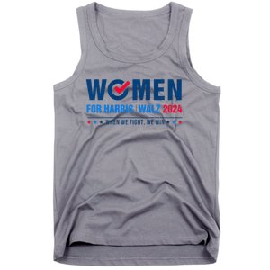 Women For Harris Walz 2024 When We Fight We Win Tank Top