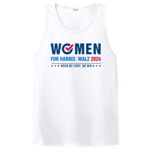 Women For Harris Walz 2024 When We Fight We Win PosiCharge Competitor Tank