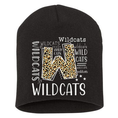 Wildcats Fanatic Hilarious Wildcat Enthusiast Gift Short Acrylic Beanie