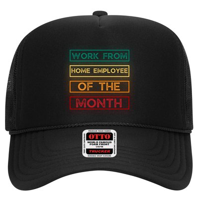 Work From Home Employee Of The Month Retro Trucker Hat