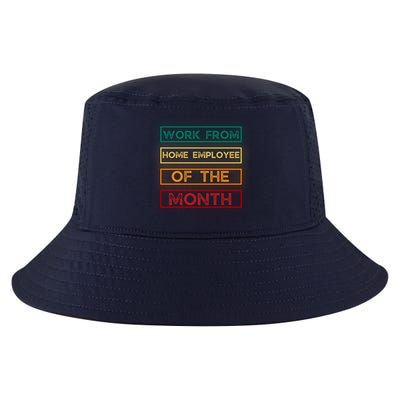 Work From Home Employee Of The Month Retro Cool Comfort Performance Bucket Hat