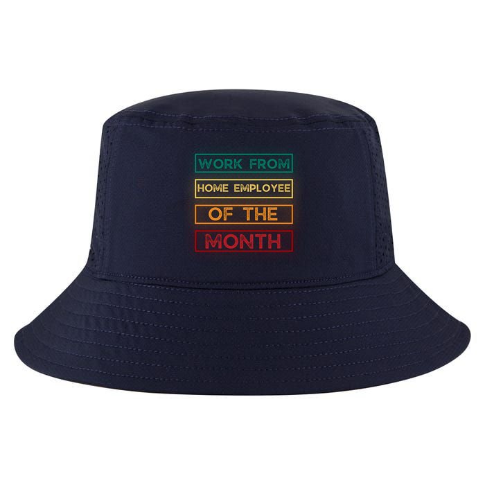 Work From Home Employee Of The Month Retro Cool Comfort Performance Bucket Hat