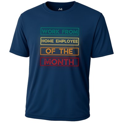 Work From Home Employee Of The Month Retro Performance Shirt