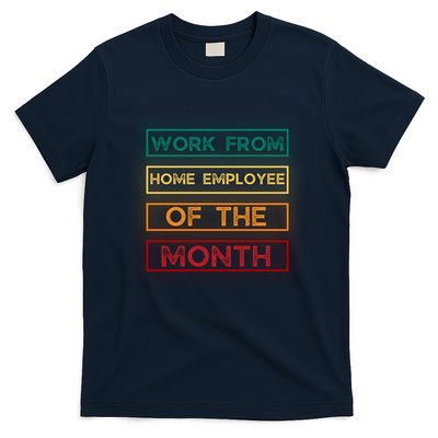 Work From Home Employee Of The Month Retro T-Shirt