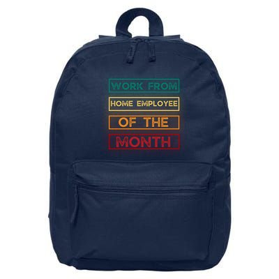 Work From Home Employee Of The Month Retro 16 in Basic Backpack