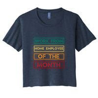Work From Home Employee Of The Month Retro Crop Top
