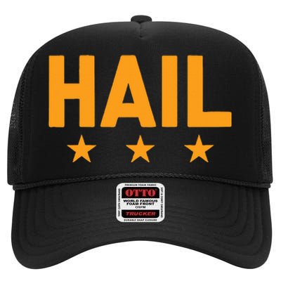 W.A.S.H.I.N.G.T.O.N. Football Hail High Crown Mesh Back Trucker Hat