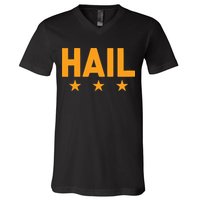W.A.S.H.I.N.G.T.O.N. Football Hail V-Neck T-Shirt