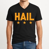 W.A.S.H.I.N.G.T.O.N. Football Hail V-Neck T-Shirt