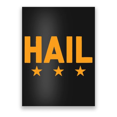 W.A.S.H.I.N.G.T.O.N. Football Hail Poster