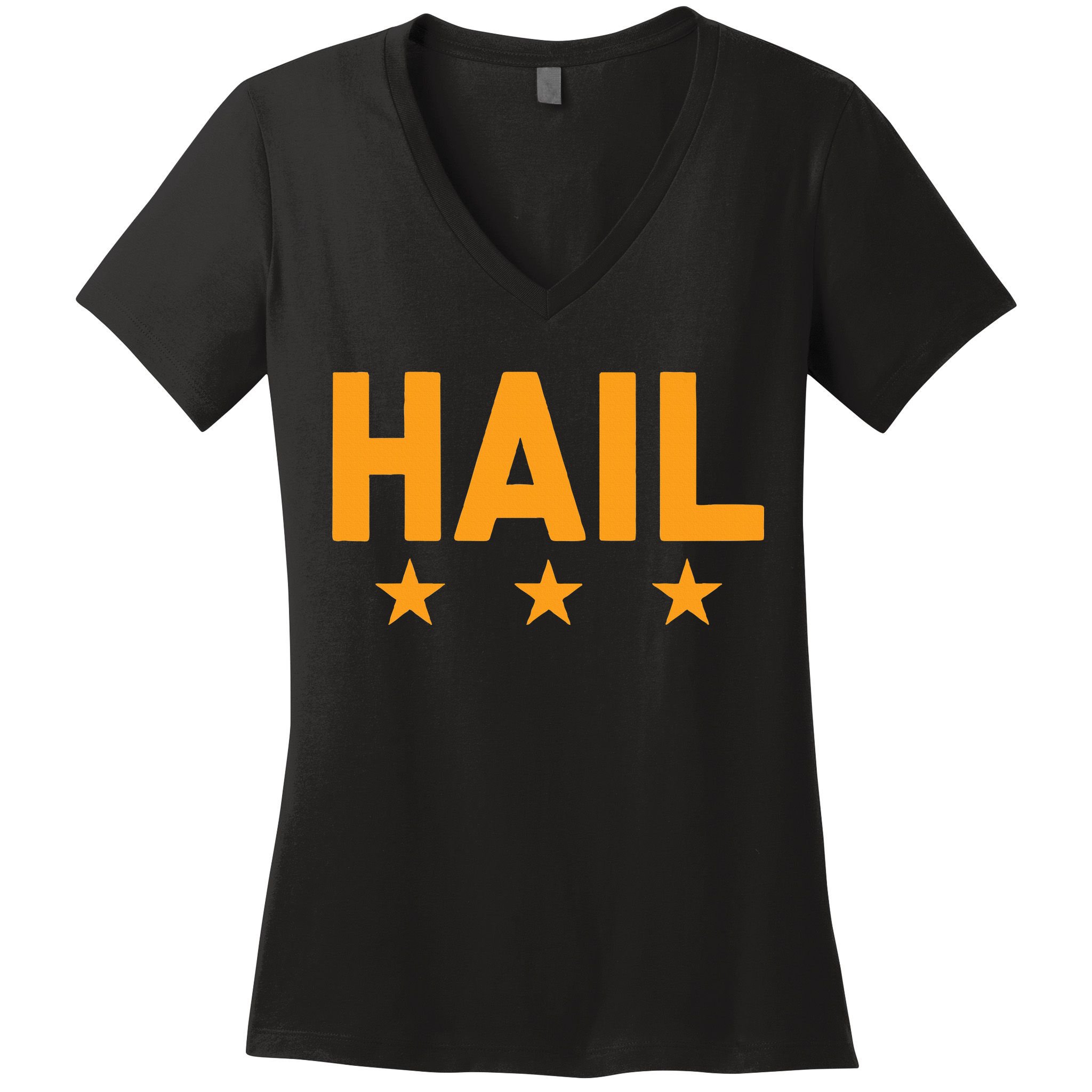 W.A.S.H.I.N.G.T.O.N. Football Hail Women's V-Neck T-Shirt