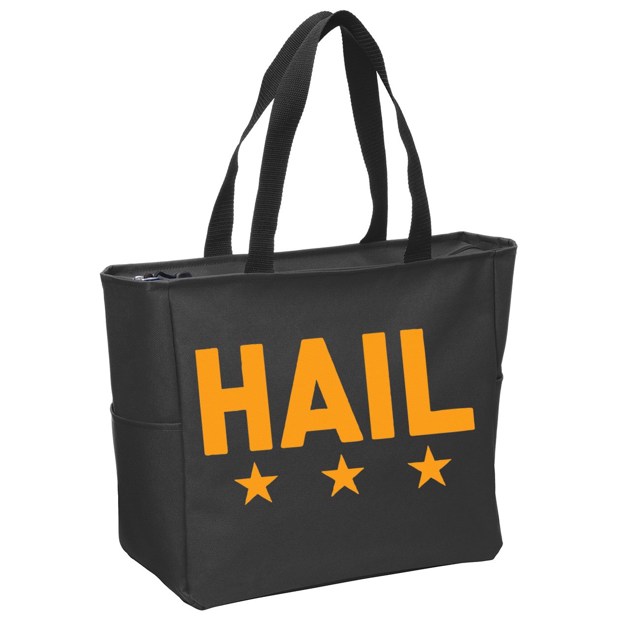 W.A.S.H.I.N.G.T.O.N. Football Hail Zip Tote Bag