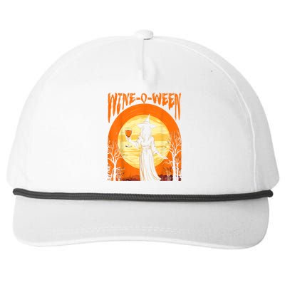 Wineoween Funny Halloween Witch Costume Snapback Five-Panel Rope Hat