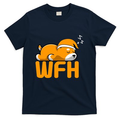 Work From Home Employee Sleepy Funny & Sarcastic T-Shirt