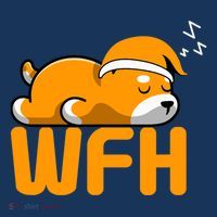 Work From Home Employee Sleepy Funny & Sarcastic T-Shirt