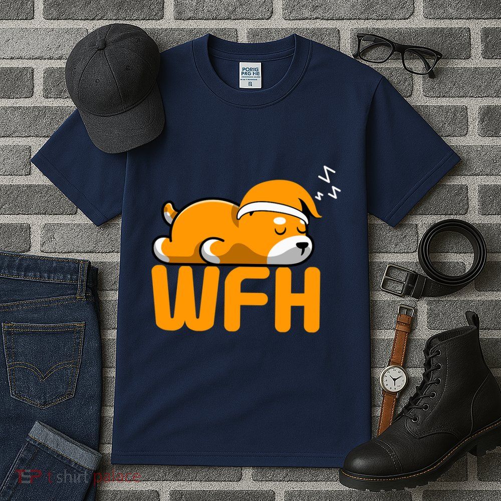 Work From Home Employee Sleepy Funny & Sarcastic Tall T-Shirt