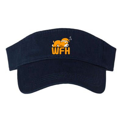 Work From Home Employee Sleepy Funny & Sarcastic Visor