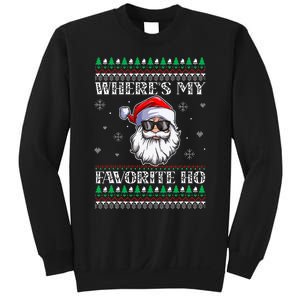 Where's-My Favorite Ho Christmas Season Sweatshirt