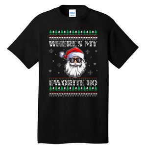 Where's-My Favorite Ho Christmas Season Tall T-Shirt