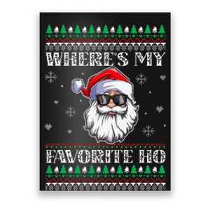 Where's-My Favorite Ho Christmas Season Poster