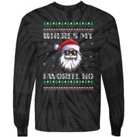 Where's-My Favorite Ho Christmas Season Tie-Dye Long Sleeve Shirt