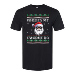 Where's-My Favorite Ho Christmas Season Softstyle CVC T-Shirt