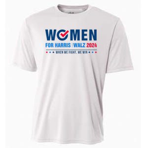 Women For Harris Walz 2024 When We Fight We Win Premium Cooling Performance Crew T-Shirt