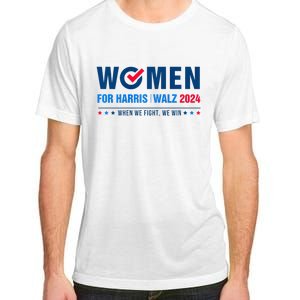 Women For Harris Walz 2024 When We Fight We Win Premium Adult ChromaSoft Performance T-Shirt