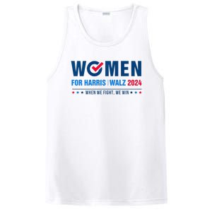 Women For Harris Walz 2024 When We Fight We Win Premium PosiCharge Competitor Tank