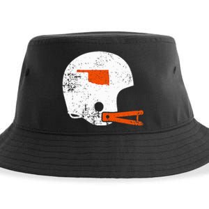 White Football Helmet State Of Oklahoma Sustainable Bucket Hat