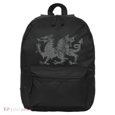 Welsh Flag Heraldry Dragon Welsh Soccer St DavidS Day Wales 16 in Basic Backpack