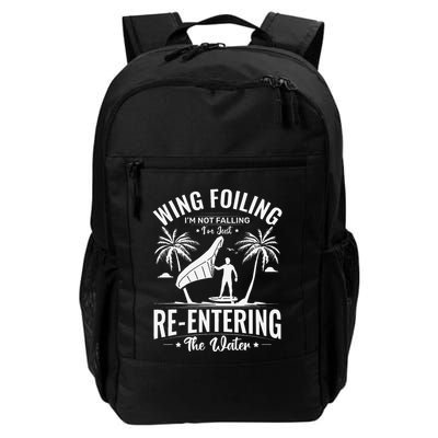 Wing Foiling IM Not Falling IM Just Reentering The Water Daily Commute Backpack