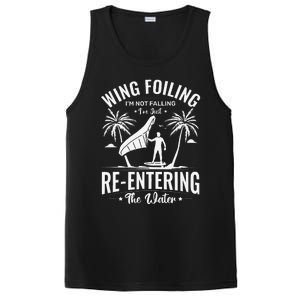 Wing Foiling IM Not Falling IM Just Reentering The Water PosiCharge Competitor Tank