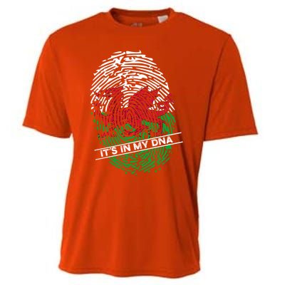 Welsh Flag Its In My Dna Cool Gift Cooling Performance Crew T-Shirt