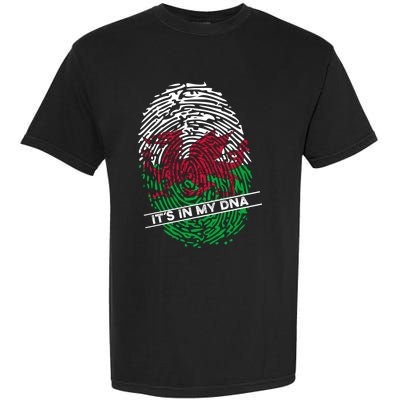 Welsh Flag Its In My Dna Cool Gift Garment-Dyed Heavyweight T-Shirt