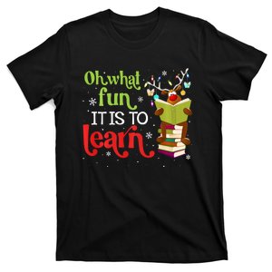 What Fun It Is To Learn Teacher Matching Christmas Long Sleeve T-Shirt