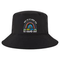 Why Fit In When You Were Born To Stand Out Autism Awareness Cool Comfort Performance Bucket Hat