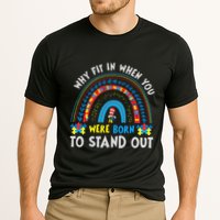 Why Fit In When You Were Born To Stand Out Autism Awareness Performance Shirt