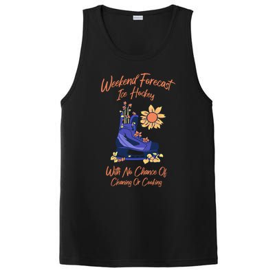 Weekend Forecast Icehockey For Ice Hockey Mom Gift PosiCharge Competitor Tank