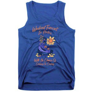 Weekend Forecast Icehockey For Ice Hockey Mom Gift Tank Top