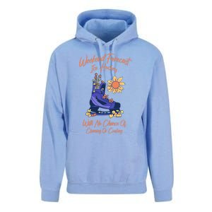 Weekend Forecast Icehockey For Ice Hockey Mom Gift Unisex Surf Hoodie