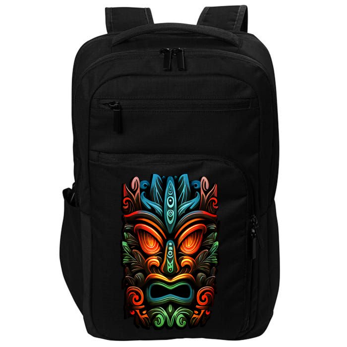 Welcome Fun In The Sun With Our Tropical Tiki Mask Cute Gift Impact Tech Backpack