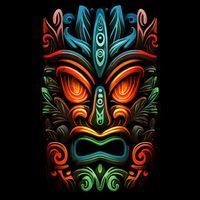 Welcome Fun In The Sun With Our Tropical Tiki Mask Cute Gift Impact Tech Backpack
