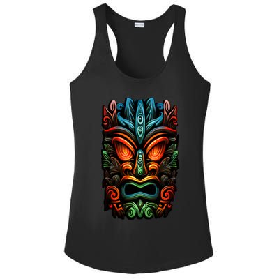 Welcome Fun In The Sun With Our Tropical Tiki Mask Cute Gift Ladies PosiCharge Competitor Racerback Tank