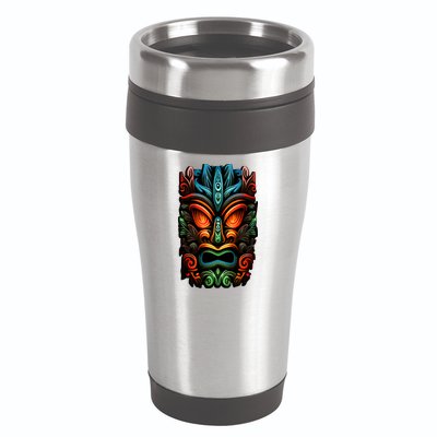Welcome Fun In The Sun With Our Tropical Tiki Mask Cute Gift 16oz Travel Tumbler
